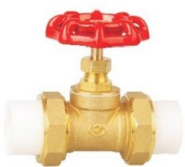 PP-R double headed gate valve